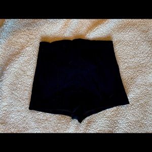 Charlotte Russe Stretchy zipper up hot pants